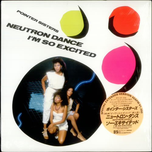 The Pointer Sisters Neutron Dance 12" vinyl single (12 inch record / Maxi-single) Japanese TPS12NE538787