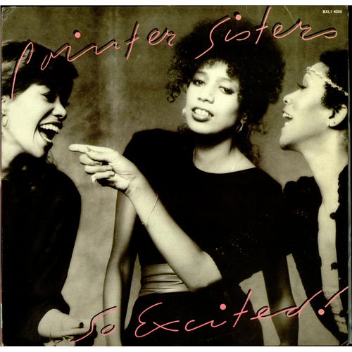 The Pointer Sisters So Excited vinyl LP album (LP record) Australian TPSLPSO424902