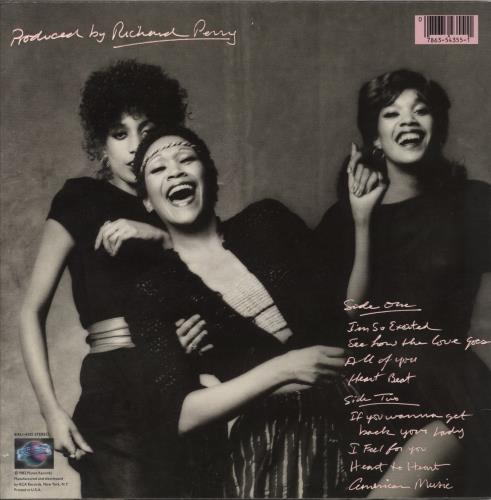The Pointer Sisters So Excited vinyl LP album (LP record) US TPSLPSO711510