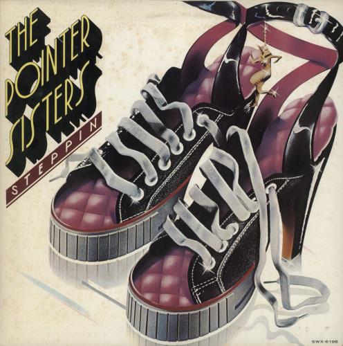 The Pointer Sisters Steppin' vinyl LP album (LP record) Japanese TPSLPST883796