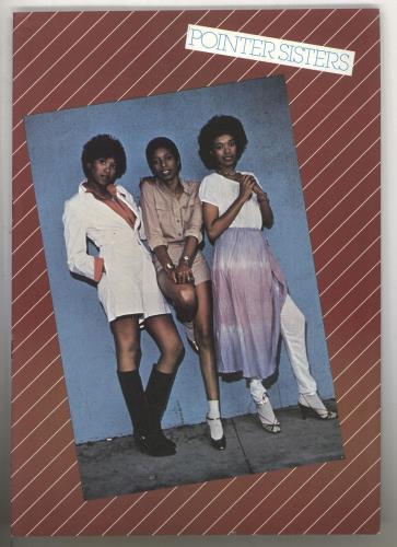 The Pointer Sisters The Pointer Sisters tour programme UK TPSTRTH738758