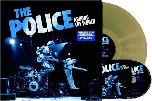 The Police Around The World: Restored & Expanded - Gold Vinyl + DVD - Sealed vinyl LP album (LP record) UK POLLPAR811425