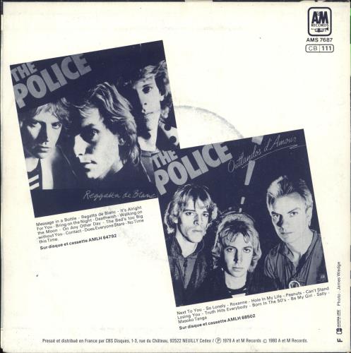 The Police Bring On The Night - inj 7" vinyl single (7 inch record / 45) French POL07BR233596