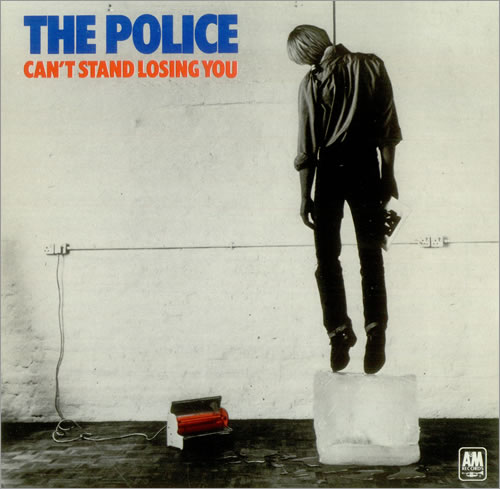 The Police Can't Stand Losing You - White - P/S 7" vinyl single (7 inch record / 45) UK POL07CA47586
