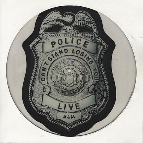 The Police Can't Stand Losing You uncut picture disc (vinyl) UK POLUNCA334288