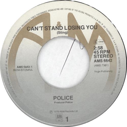 The Police Can't Stand Losing You 7" vinyl single (7 inch record / 45) Dutch POL07CA717444