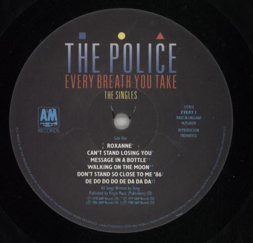 The Police Every Breath You Take - EX vinyl LP album (LP record) UK POLLPEV787108