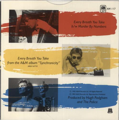 The Police Every Breath You Take - P/S 7" vinyl single (7 inch record / 45) UK POL07EV44203