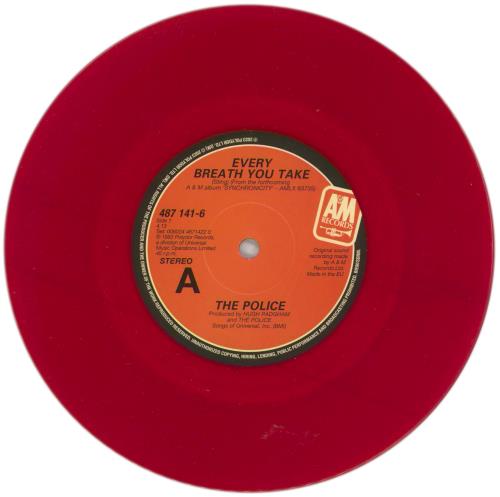The Police Every Breath You Take - Red & Yellow Vinyl - RSD 2023 7" vinyl single (7 inch record / 45) UK POL07EV865565