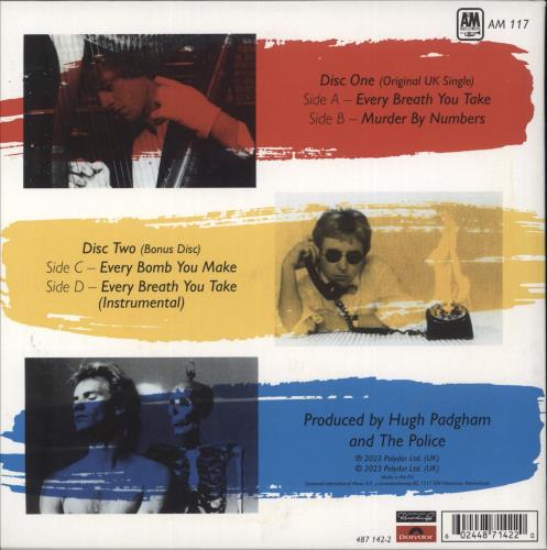The Police Every Breath You Take - Red & Yellow Vinyl - RSD 2023 7" vinyl single (7 inch record / 45) UK POL07EV865565