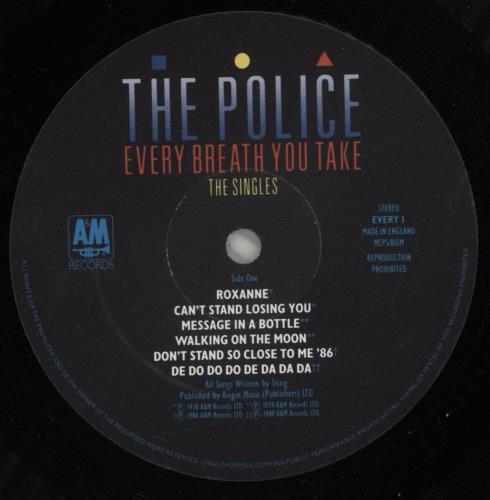 The Police Every Breath You Take - shrink vinyl LP album (LP record) UK POLLPEV875009