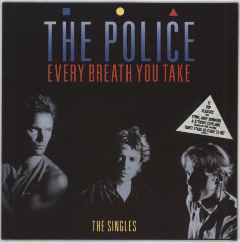 The Police Every Breath You Take - The Singles - Hype stickered vinyl LP album (LP record) German POLLPEV785273