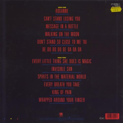 The Police Every Breath You Take - The Singles - hype/price sticker vinyl LP album (LP record) German POLLPEV783288