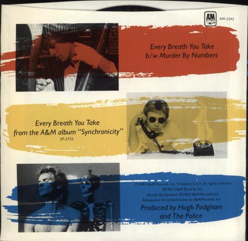 The Police Every Breath You Take - W 7" vinyl single (7 inch record / 45) US POL07EV717448