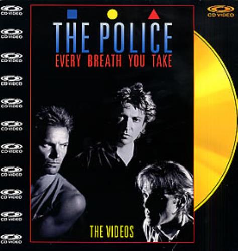 The Police Every Breath You Take laserdisc / lazerdisc German POLLZEV211458