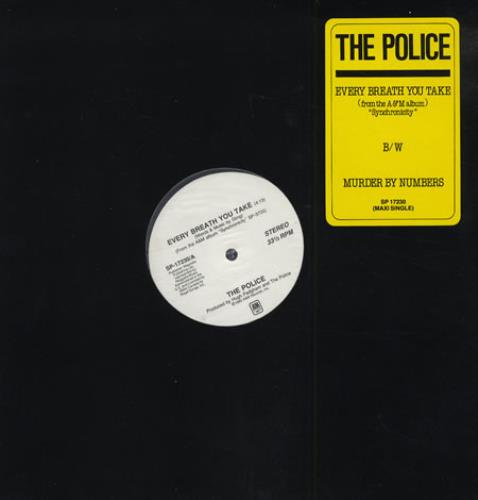 The Police Every Breath You Take 12" vinyl single (12 inch record / Maxi-single) Canadian POL12EV409636