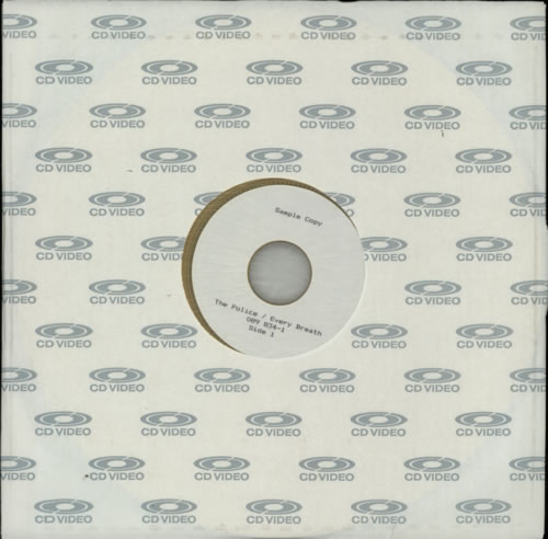 The Police Every Breath You Take laserdisc / lazerdisc German POLLZEV622482