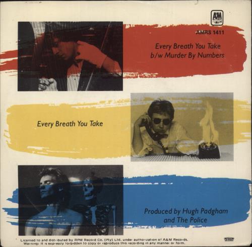The Police Every Breath You Take 7" vinyl single (7 inch record / 45) South African POL07EV864600