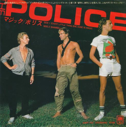 The Police Every Little Thing She Does Is Magic + Custom Sleeve 7" vinyl single (7 inch record / 45) Japanese POL07EV728427