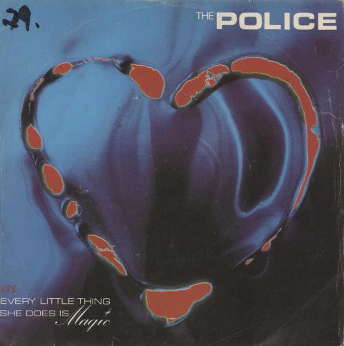 The Police Every Little Thing She Does Is Magic 7" vinyl single (7 inch record / 45) Italian POL07EV458183