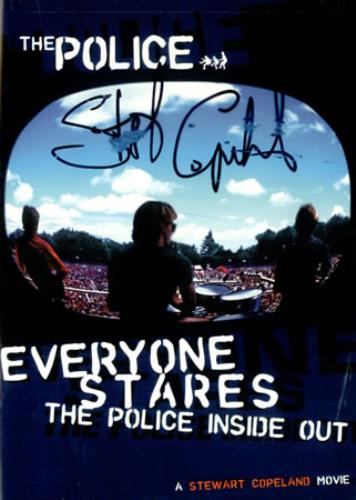 The Police Everyone Stares: The Police Inside Out - Autographed DVD US POLDDEV418979