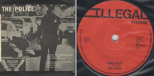 The Police Fall Out - 1st - VG 7" vinyl single (7 inch record / 45) UK POL07FA06593