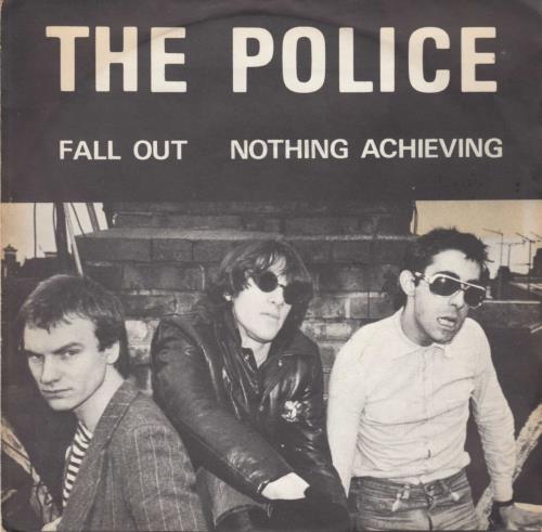 The Police Fall Out - 3rd - Gt. Britain credit 7" vinyl single (7 inch record / 45) UK POL07FA701246