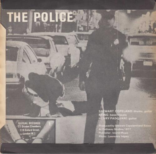 The Police Fall Out - 3rd - Gt. Britain credit 7" vinyl single (7 inch record / 45) UK POL07FA701246