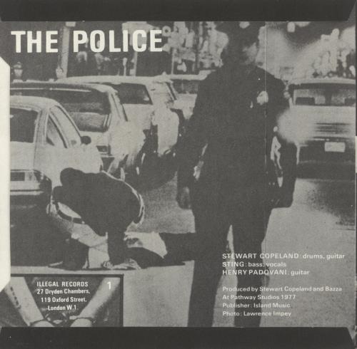The Police Fall Out - 6th 7" vinyl single (7 inch record / 45) UK POL07FA620835