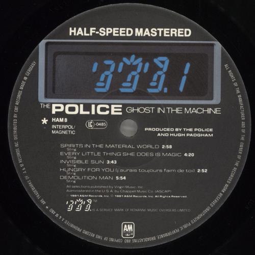 The Police Ghost In The Machine vinyl LP album (LP record) Dutch POLLPGH105708