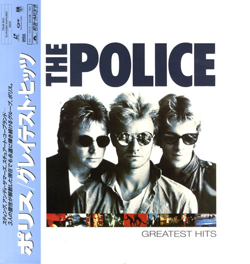The Police Greatest Hits laserdisc / lazerdisc Japanese POLLZGR168538