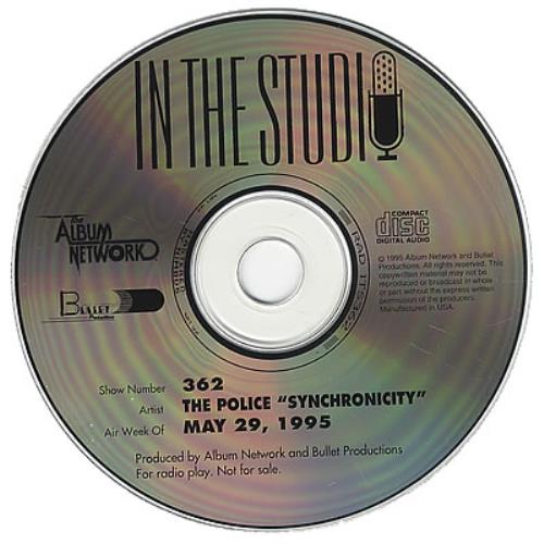 The Police In The Studio: Synchronicity CD album (CDLP) US POLCDIN75678