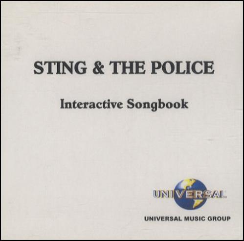 The Police Interactive Songbook CD-R acetate UK POLCRIN427884
