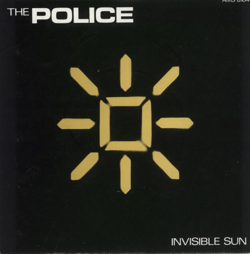 The Police Invisible Sun - P/S 7" vinyl single (7 inch record / 45) UK POL07IN23844