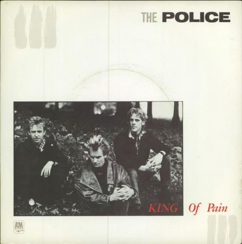 The Police King Of Pain - A Label 7" vinyl single (7 inch record / 45) UK POL07KI786158