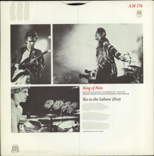 The Police King Of Pain - A Label 7" vinyl single (7 inch record / 45) UK POL07KI786158