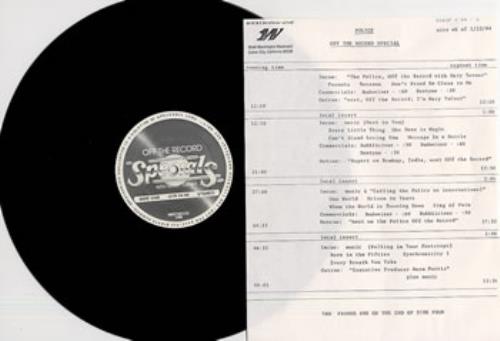 The Police Off The Record Special 2-LP vinyl record set (Double LP Album) US POL2LOF251836