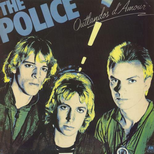 The Police Outlandos D'Amour + Poster vinyl LP album (LP record) UK POLLPOU798690