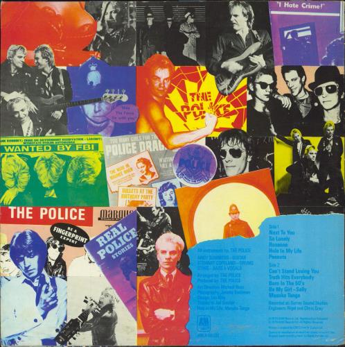 The Police Outlandos D'Amour + Poster vinyl LP album (LP record) UK POLLPOU798690