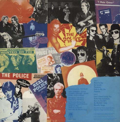 The Police Outlandos D'Amour - Blue Vinyl vinyl LP album (LP record) UK POLLPOU36448