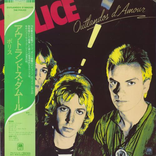 The Police Outlandos D'Amour - Red Text vinyl LP album (LP record) Japanese POLLPOU833239
