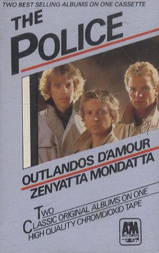 The Police Outlandos D'Amour/Zenyatta Mondatta cassette album UK POLCLOU204366