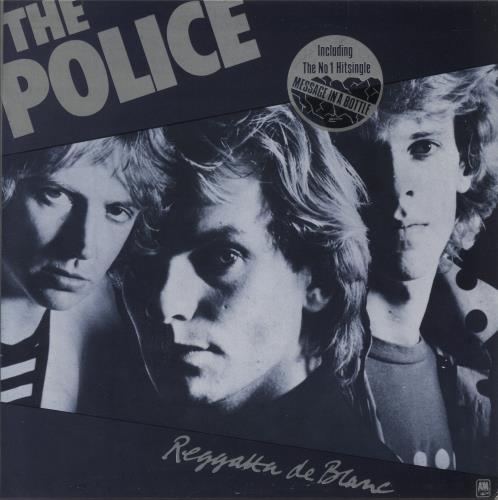 The Police Reggatta De Blanc - 1 Song Hype Flash vinyl LP album (LP record) Greek POLLPRE800063