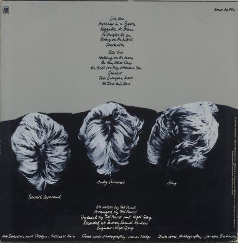 The Police Reggatta De Blanc vinyl LP album (LP record) Italian POLLPRE768703