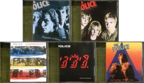 The Police Set Of 5 Gold CD Albums 5-CD album set Japanese POL5CSE531092