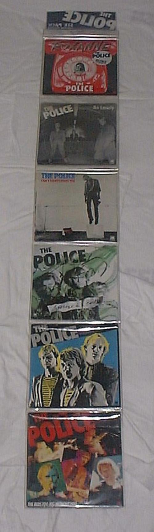 The Police Six Pack - Blue Vinyls 7" vinyl single (7 inch record / 45) Japanese POL07SI289008