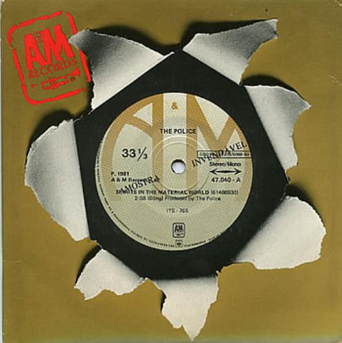 The Police Spirits In the Material World 7" vinyl single (7 inch record / 45) Brazilian POL07SP286474