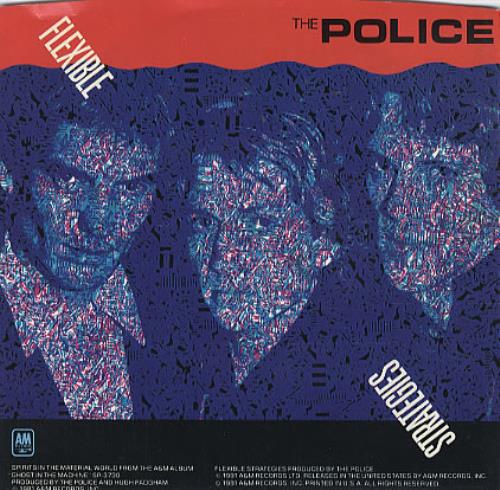 The Police Spirits In The Material World 7" vinyl single (7 inch record / 45) US POL07SP326032