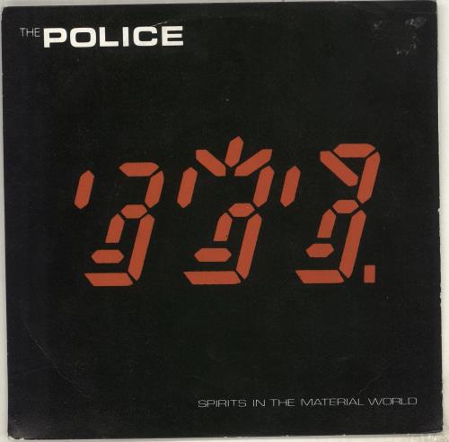 The Police Spirits In The Material World 7" vinyl single (7 inch record / 45) Spanish POL07SP717460