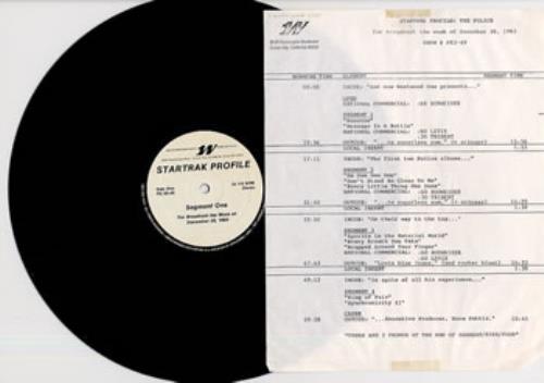 The Police Startrak Profile 2-LP vinyl record set (Double LP Album) US POL2LST251863